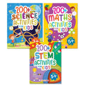 Activity Books for Kids (Set of 3 Books)  600+ Activities for Children  STEM, Science, Maths  Brain Boosting Activities for A