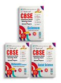 Together with CBSE Question Bank Class 10 202627 Maths (Standard), Science & Social Science | Combo of 3 Books with Practice Pa