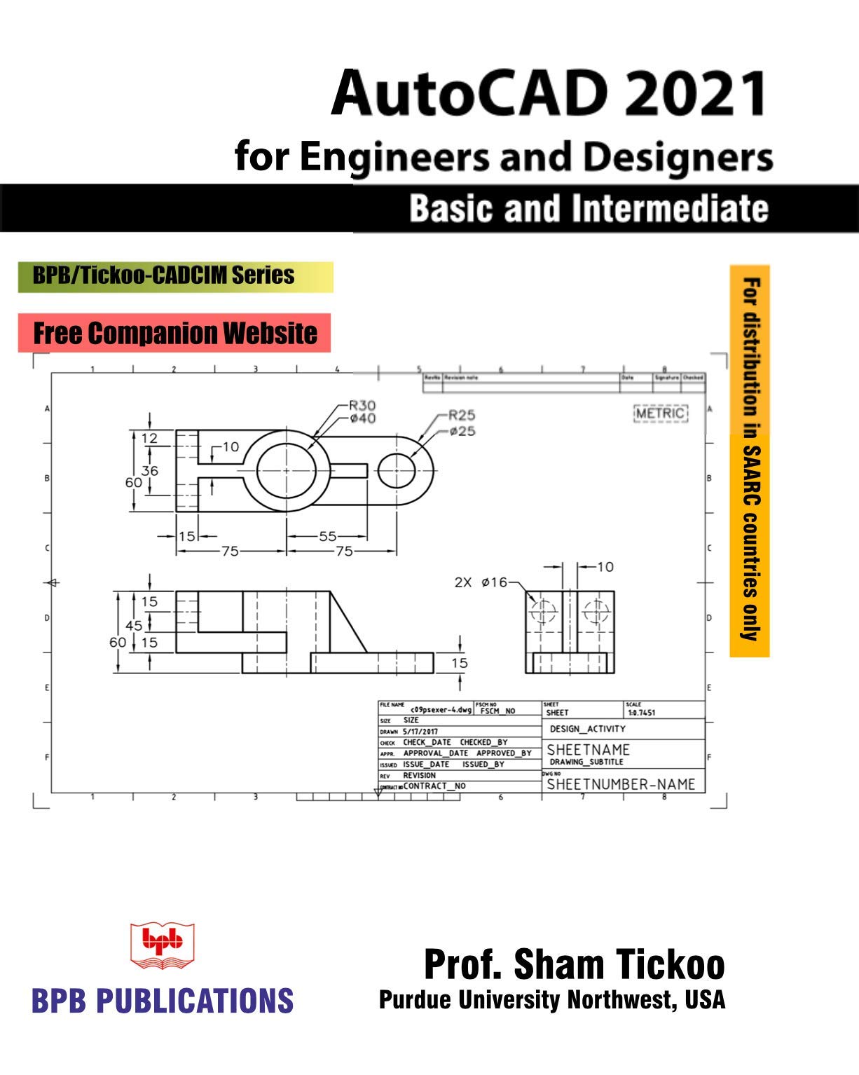 Autocad 2021 For Engineers & Designers, Basic & Intermediate