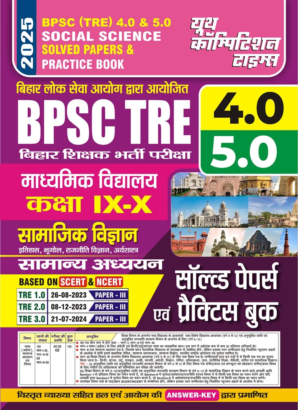 YCT Hindi Medium BPSC TRE 3.0 & 4.0 Class IX_X Solved & Practice Book SOCIAL SCIENCE 2024_25