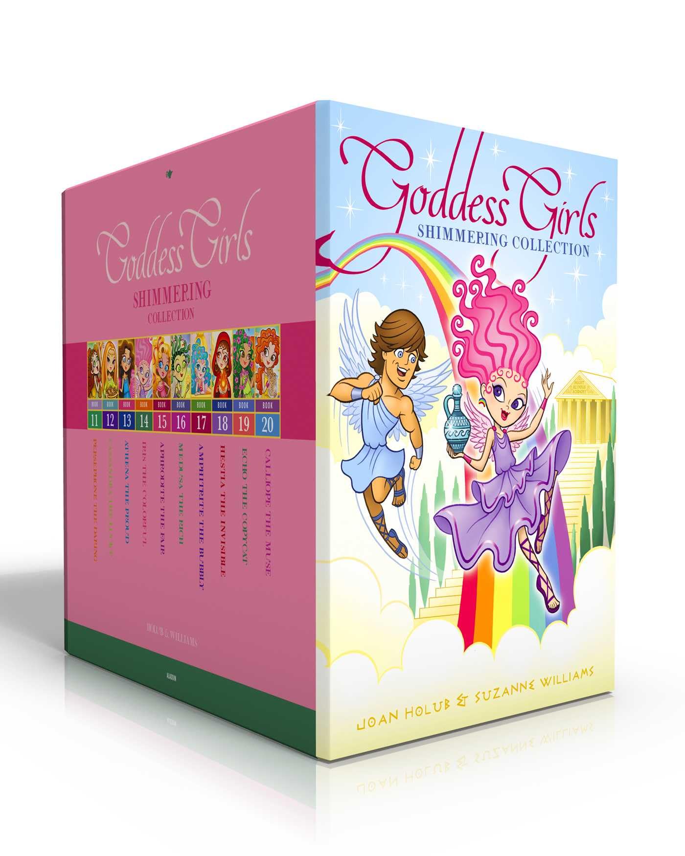 Goddess Girls Shimmering Collection (Boxed Set): Persephone the Daring; Cassandra the Lucky; Athena the Proud; Iris the Colorful