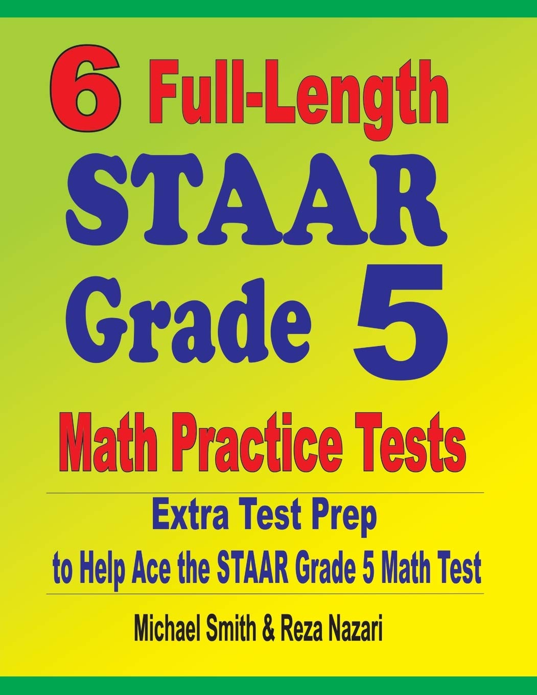 6 FullLength STAAR Grade 5 Math Practice Tests