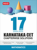 MTG 17 Years Karnataka CET Chapterwise Solutions (PYQs) Mathematics | KCET Engineering Entrance Exam Book For 20252026 Exam