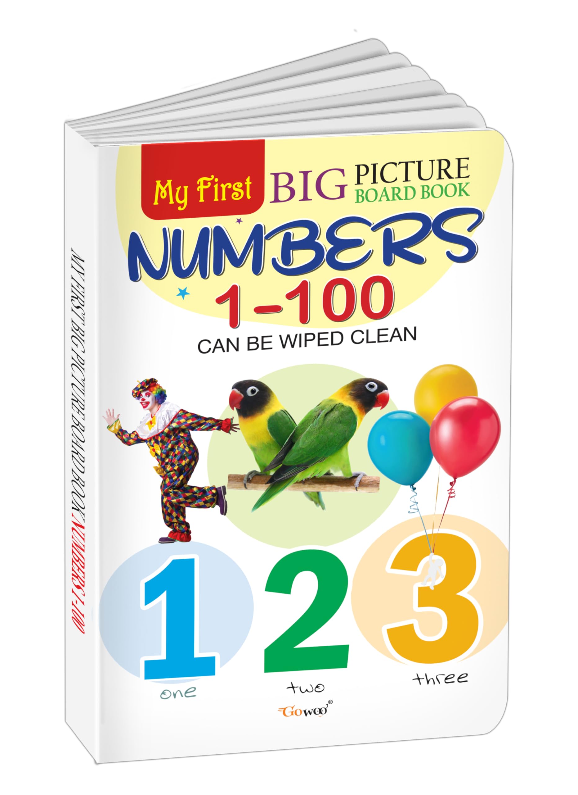 My First Big Picture Board Book Numbers 1100 : Educational toddler picture books, Childrens early learning picture book, Toddle