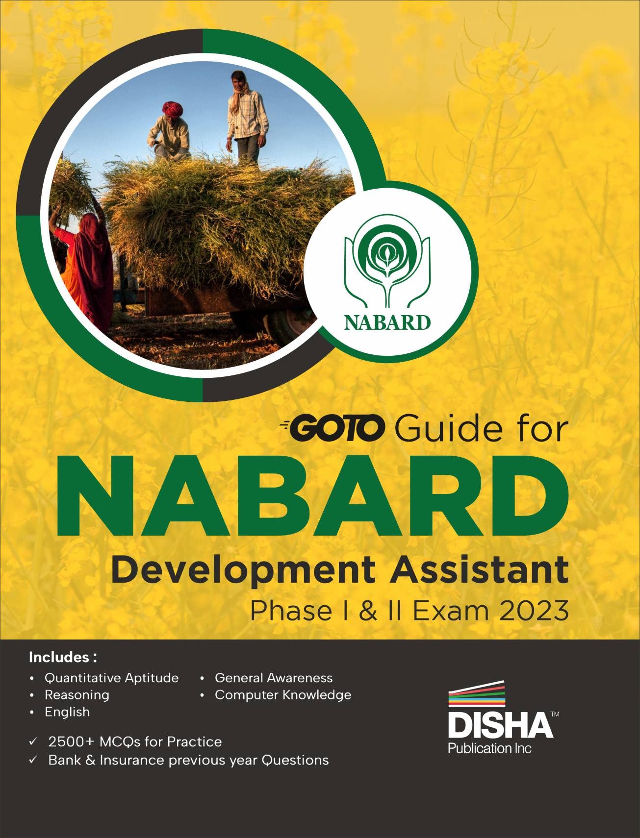 Disha Goto Guide For Nabard Development Assistant Phase I & Ii Exam 2023 | Previous Year Bank Exam Questions | National Bank For