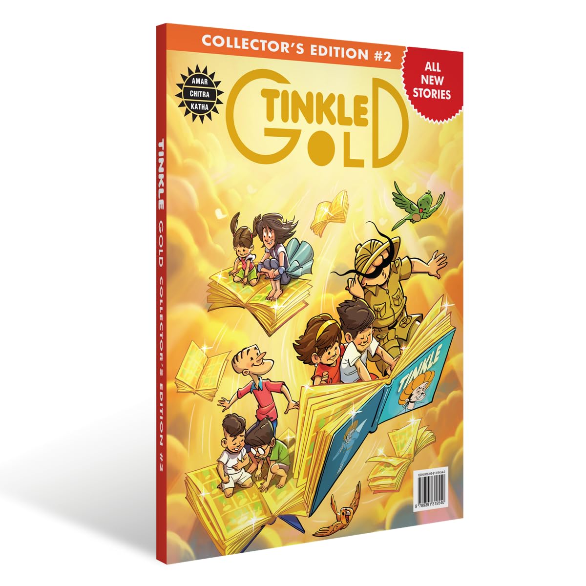 Tinkle Gold  02 | Exclusive Comic Book Edition | Humour And Adventure Stories For Kids, Toddlers And Young Readers | Amar Chitra