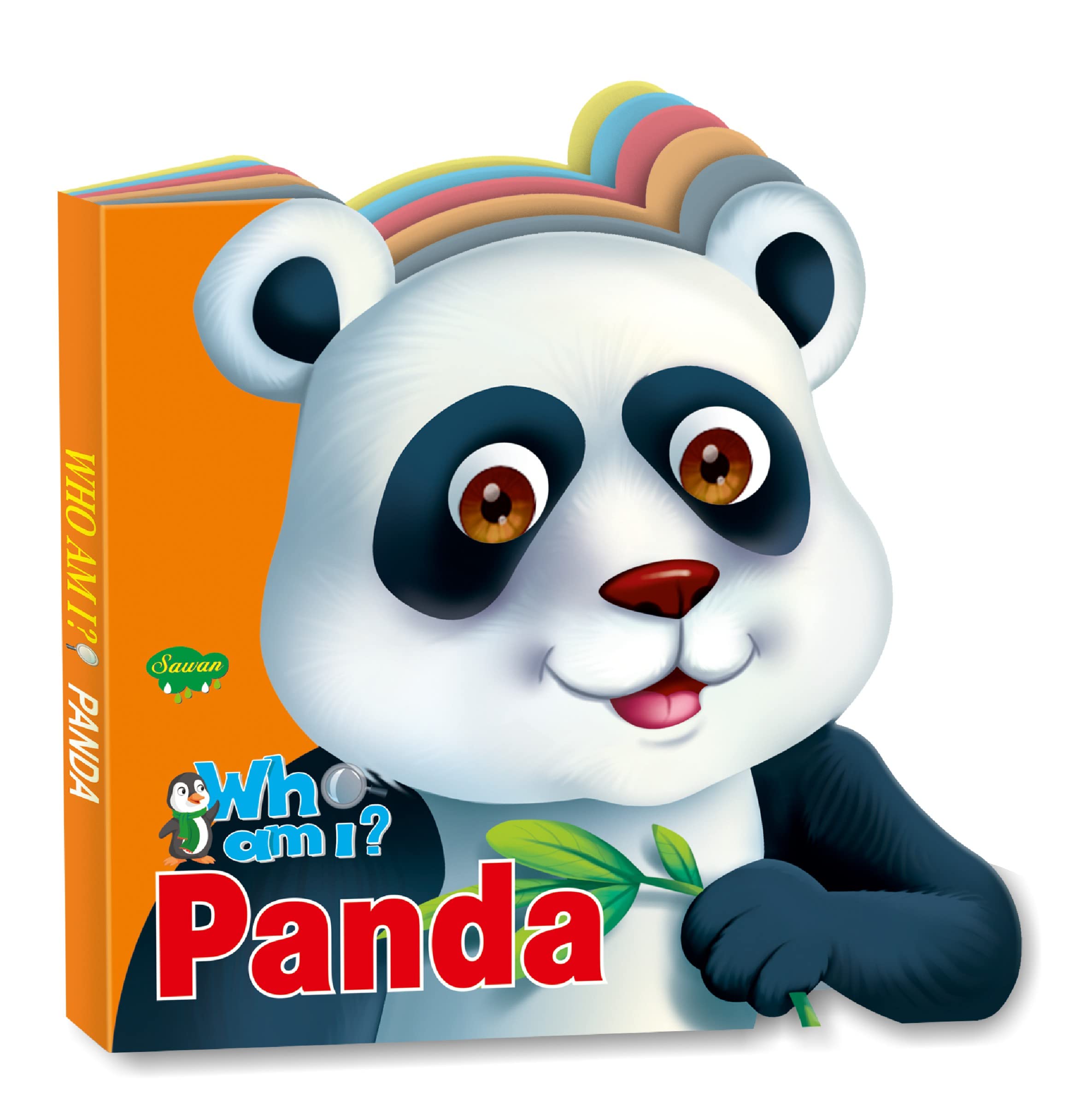 Sawan Presents Who Am I Panda | DieCut Shape BoardBook