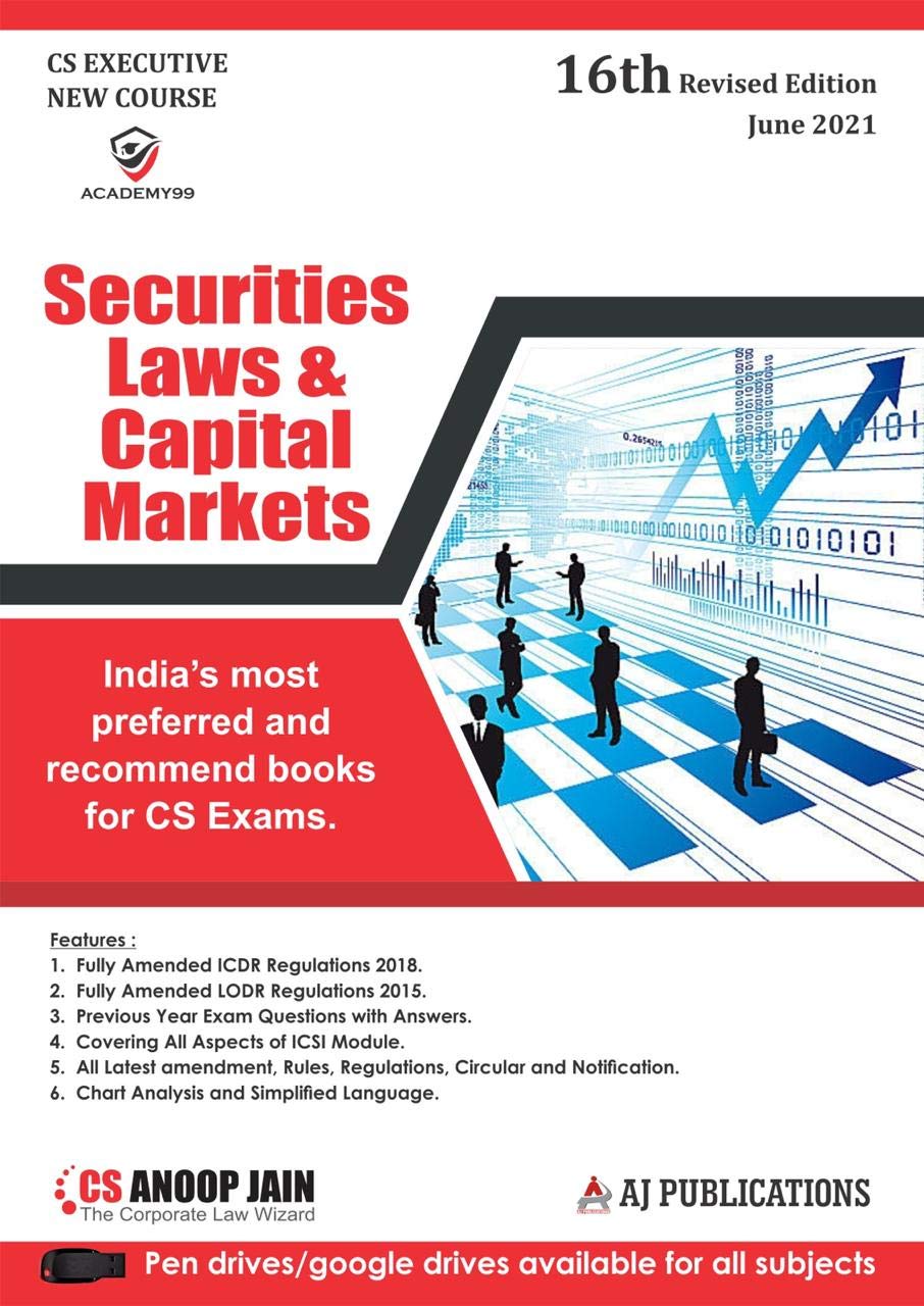 Securities Laws & Capital Markets For Cs Exams  16/Edition