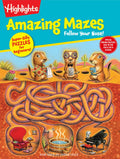 Amazing Mazes: Follow Your Nose  Super Silly Puzzles For Beginners Children Book (English)