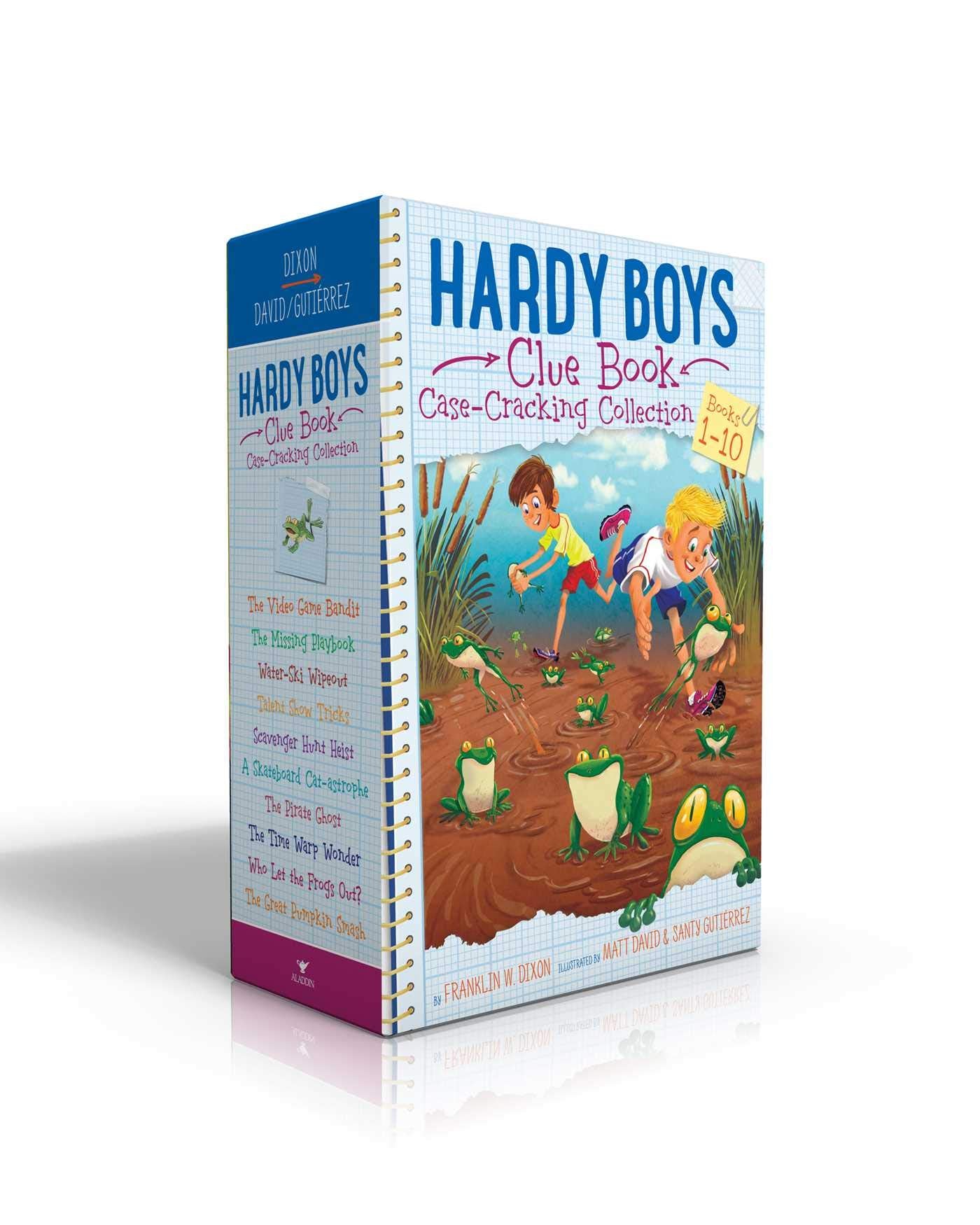 Hardy Boys Clue Book CaseCracking Collection (Boxed Set): The Video Game Bandit; The Missing Playbook; WaterSki Wipeout; Talen