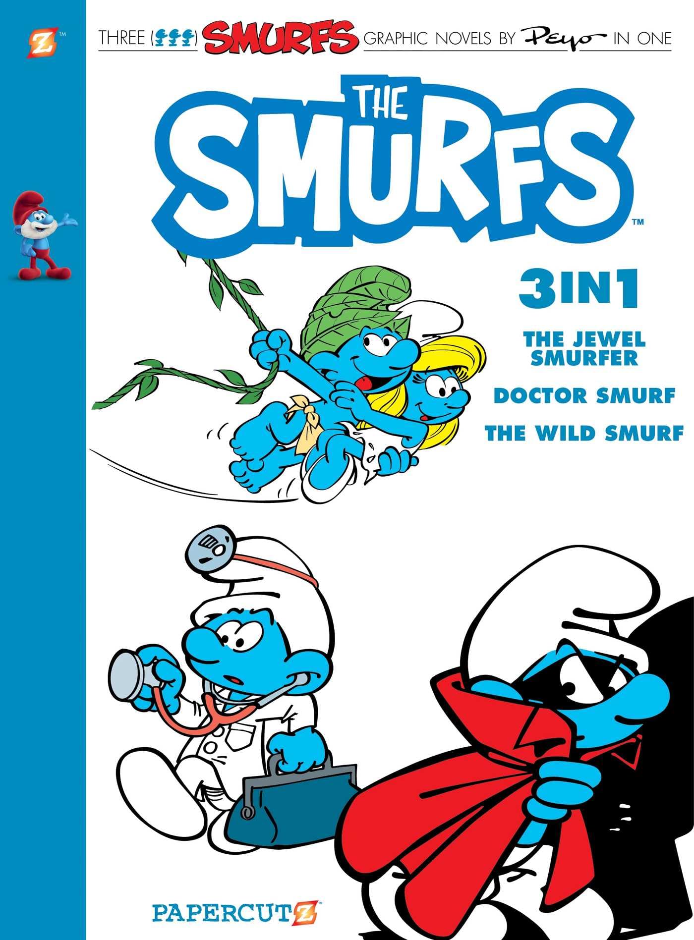 The Smurfs 3 in 1 7: The Jewel Smurfer / Doctor Smurf / the Wild Smurf: Volume 7