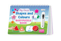 My First Shapes and Colours Busy Puzzle Book : Fun Learning Activity Book for Toddlers, Shapes and colours busy puzzle book for