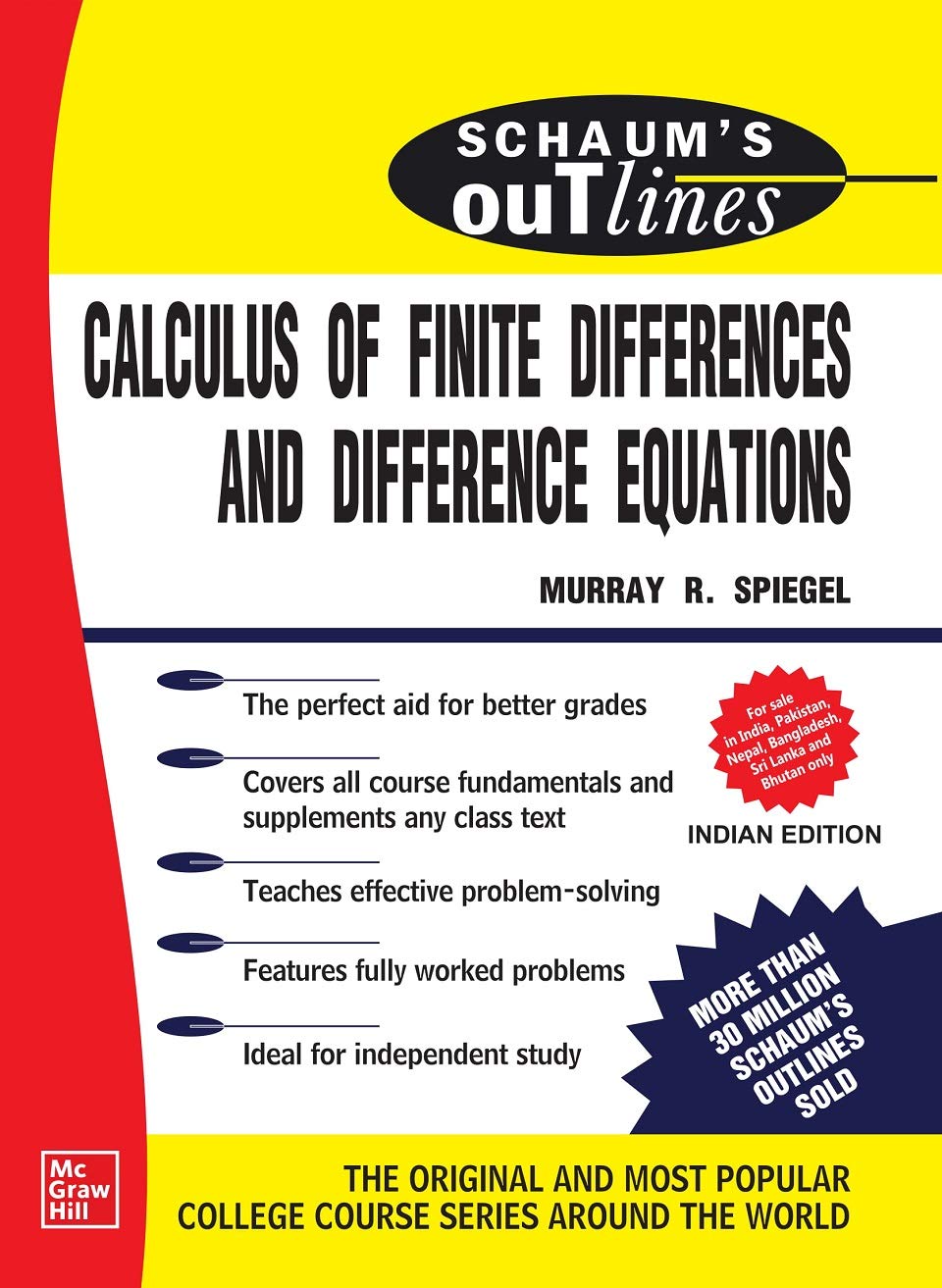 Schaums Outline Of Calculus Of Finite Differences And Difference Equations (Pb 2020)