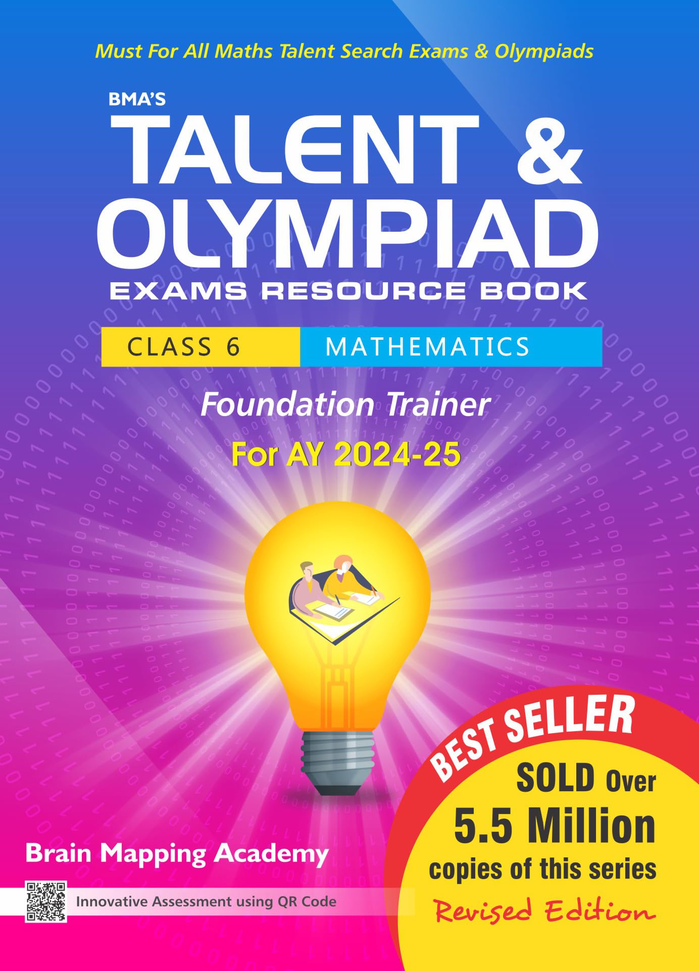 BmaS Talent & Olympiad Exams Resource Book For Class6 (Maths)