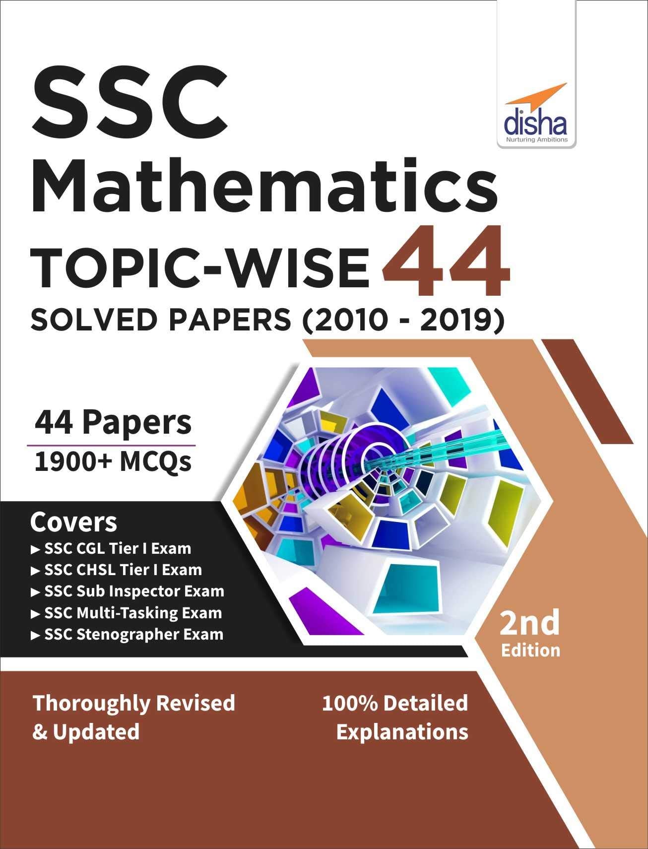 Ssc Mathematics TopicWise 44 Solved Papers (20102019) 3Rd Edition
