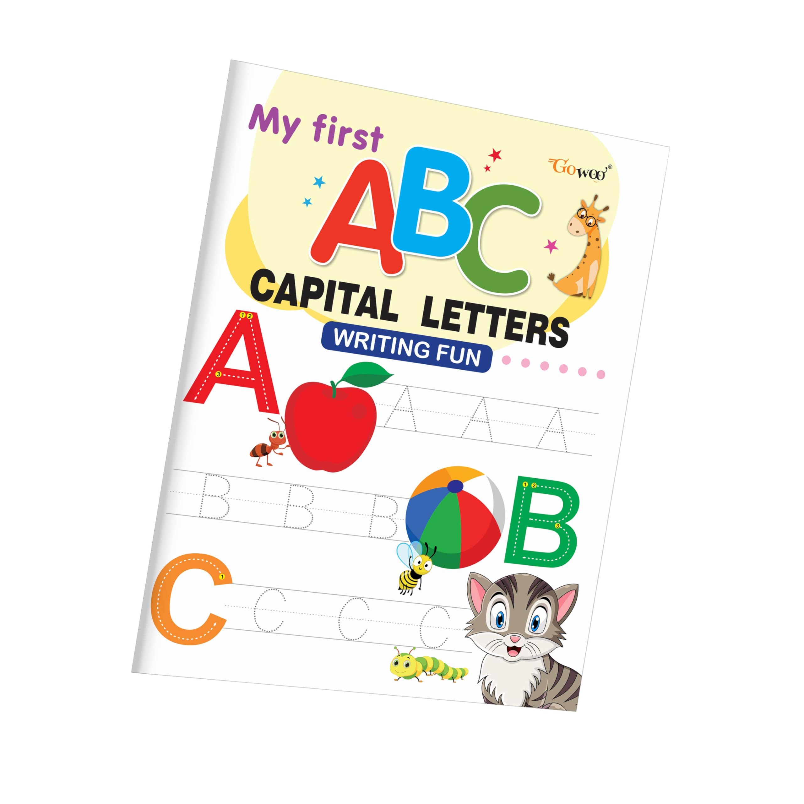 My First Capital Letters ABC Writing Fun: Alphabet & Number Tracing, Preschool Coloring Adventures, Childrens Creative Learning 