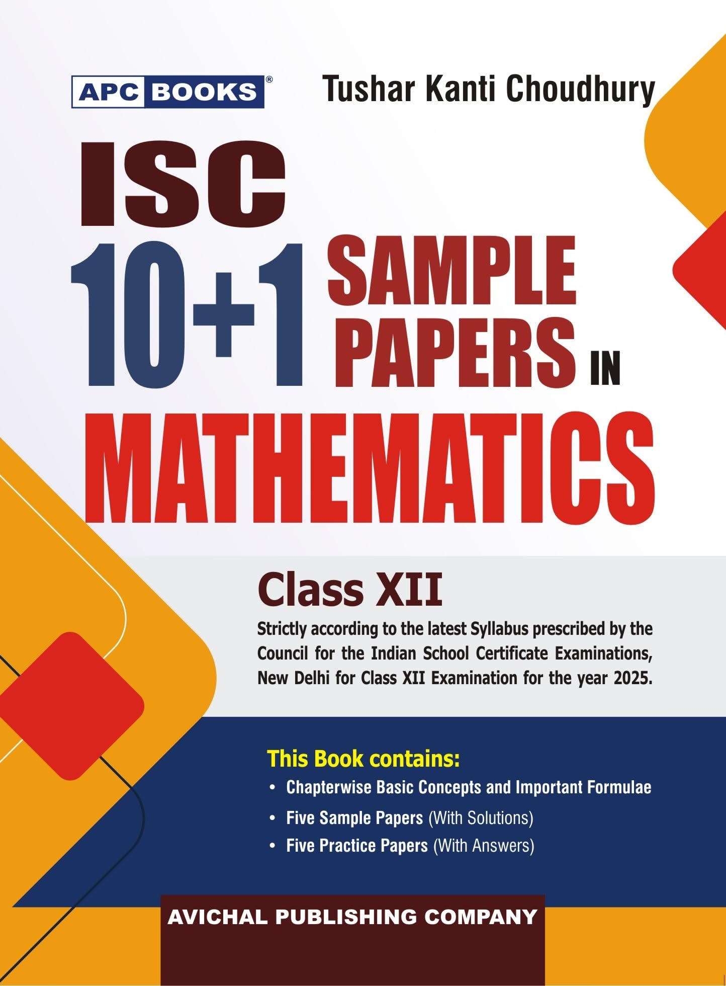 Isc 10+1 Sample Papers In Mathematics For Class 12