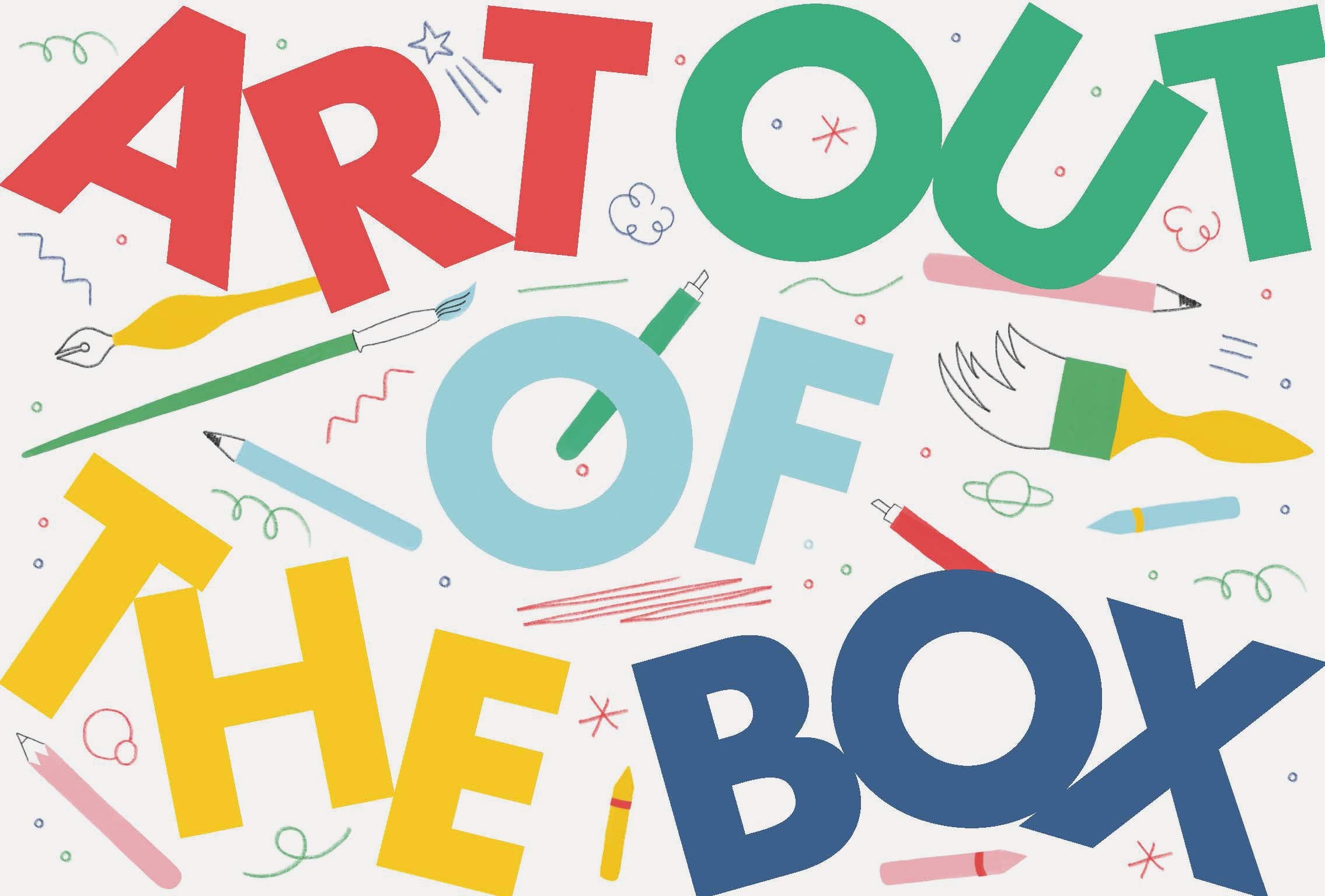 Art Out of the Box: Creativity games for artists of all ages (Fun, creativity drawing game for the whole family! )