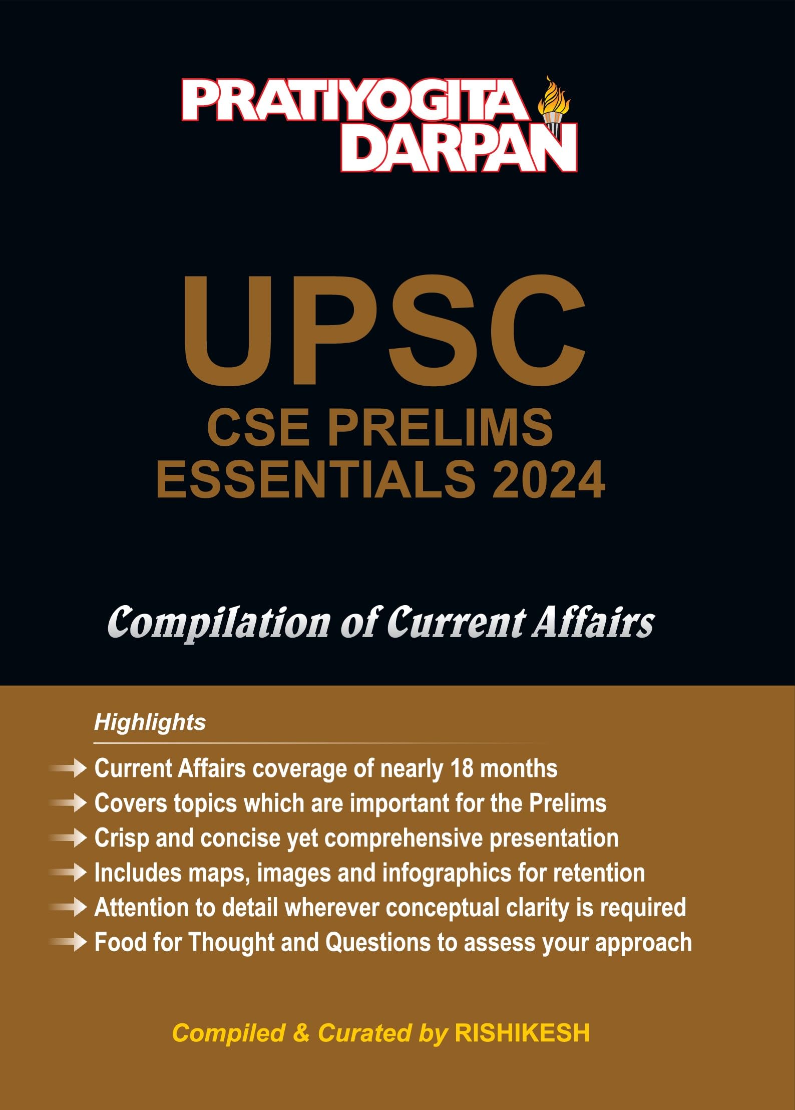 Pratiyogita Darpan UPSC Civil Services Exam Prelims Essentials 2024Compilation of Current Affairs