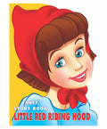 Fancy Story Board Book  Little Red Riding Hood | Classic Fairy Tale For Kids Age 38 | Sturdy DieCut Board Book With Beautiful