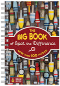 The Big Book Of Spot the Difference: 100+ Picture Puzzles for Adults  Includes Spiral Bound / Lay Flat Design and Larger Print 