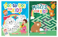 Activity Books for Kids  Dot to Dot and Mazes (Set of 2 Books)  Brain Activity Books  Brain Boosting Activities  Fun Early L