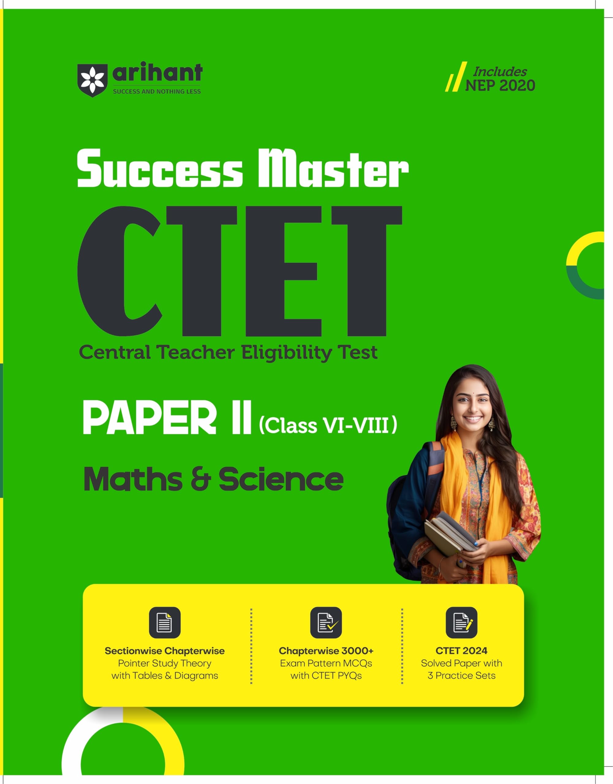 Arihant Success Master CTET MATHS & SCIENCE PaperII Class VIVIII