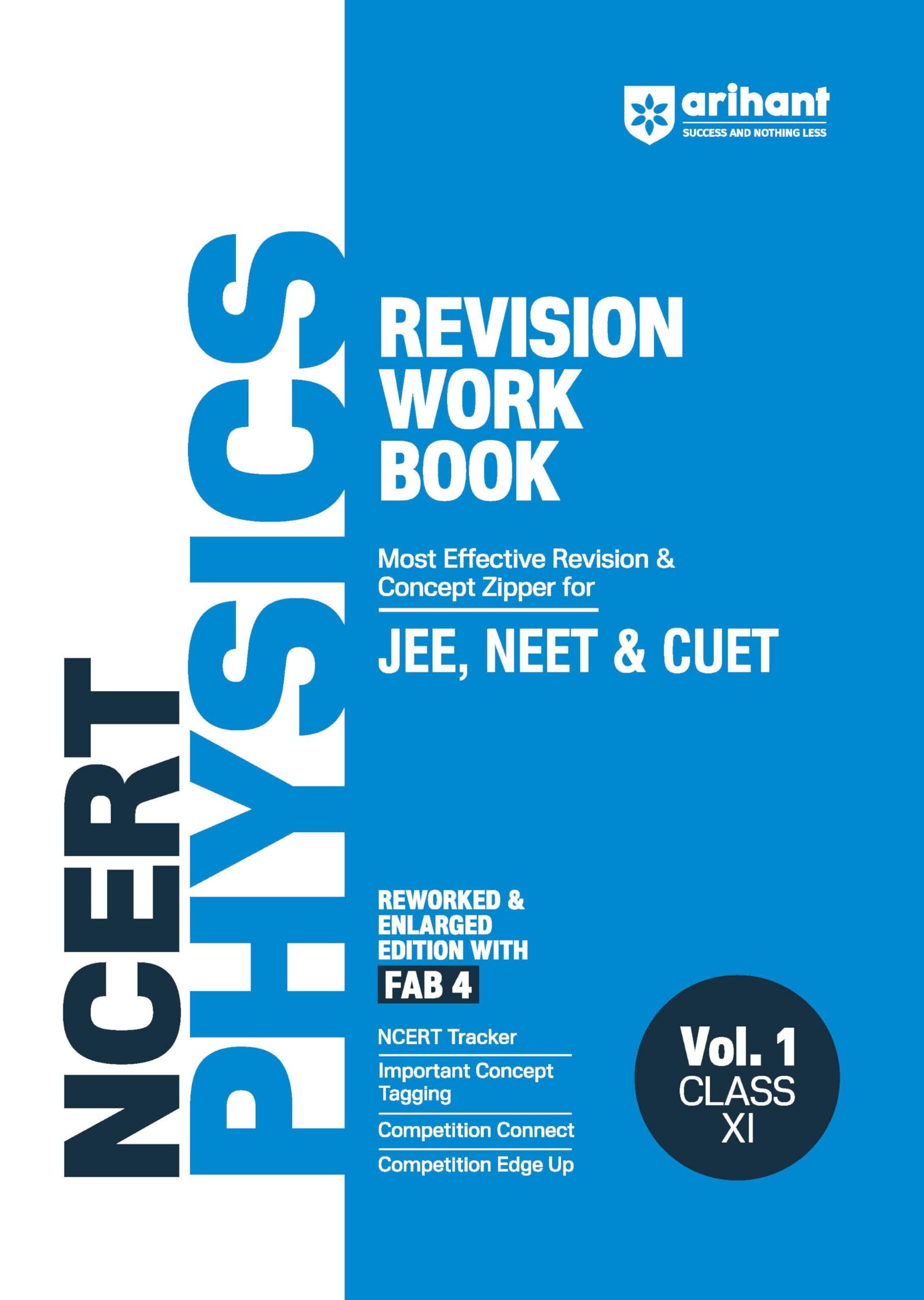 NCERT PHYSICS REVISION WORK BOOK Vol1 Class XI