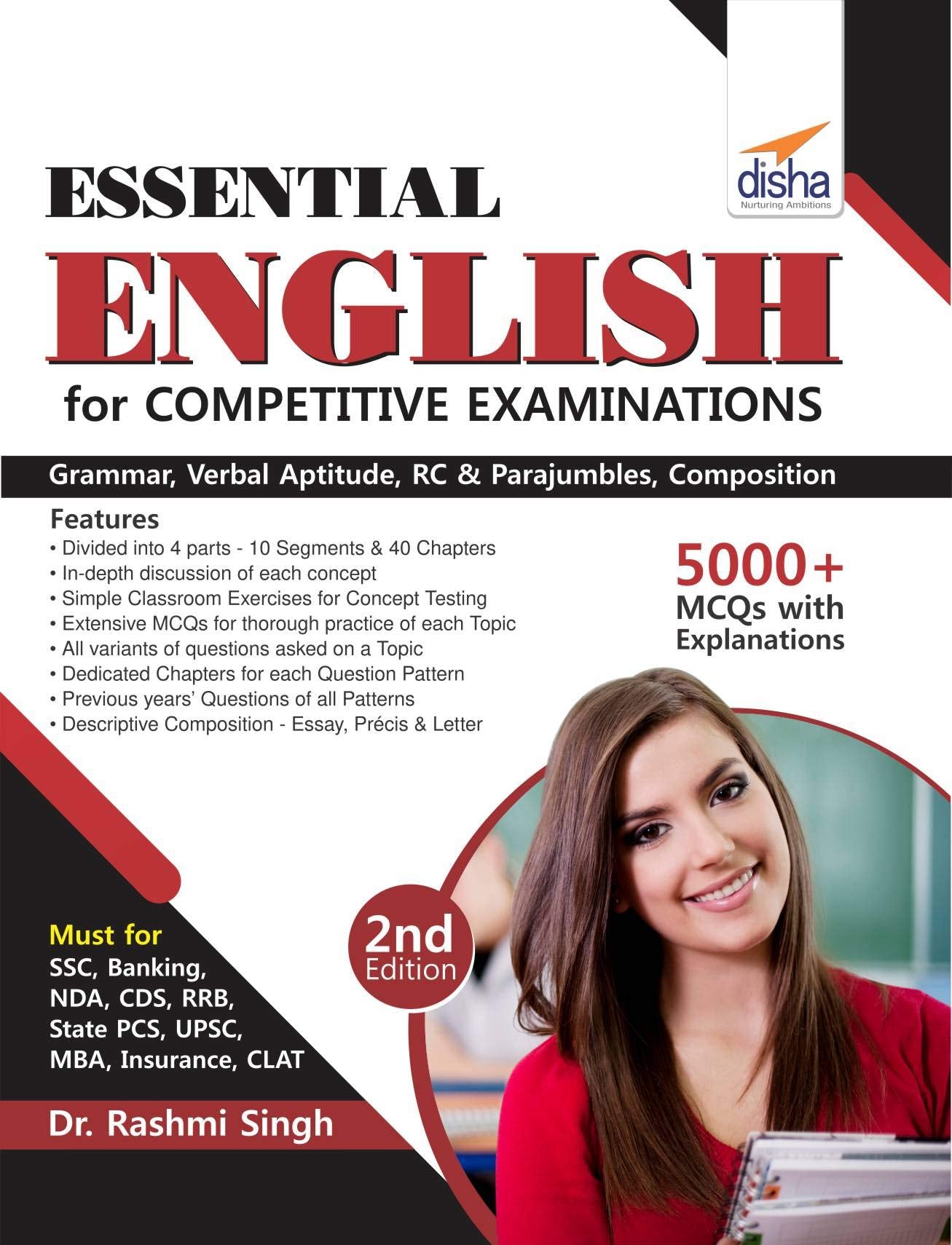 Essential English For Competitive Examinations  2Nd Edition [Paperback] Dr. Rashmi Singh
