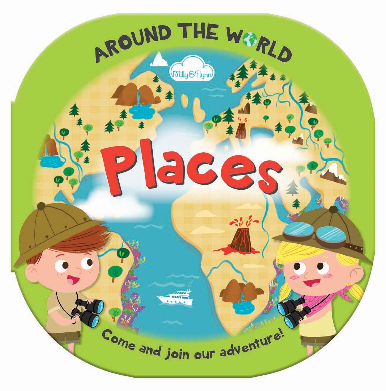 Around The World Places: Fun, Rounded Board Book: 3