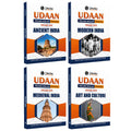 PW UDAAN (Prelims Wallah Static) Modern India, Ancient India, Medieval India, Art and Culture Combo Set of 4 Books For 2025 Exam