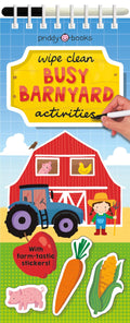 Wipe Clean Activities: Busy Barnyard: With Farmtastic stickers! (Wipe Clean Activity Books)