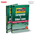 Taxmanns CRACKER for Corporate & Other Laws (Paper 2 | Law)  Twovolume Set Offering 710 Descriptive Questions | 400+ MCQs | 