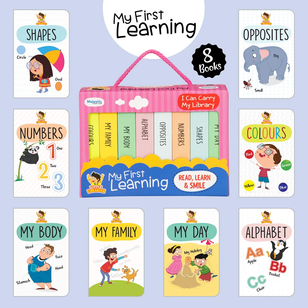THE BOOK TREE MY FIRST LEARNING Small Size Board Book (Set of 8 Books)