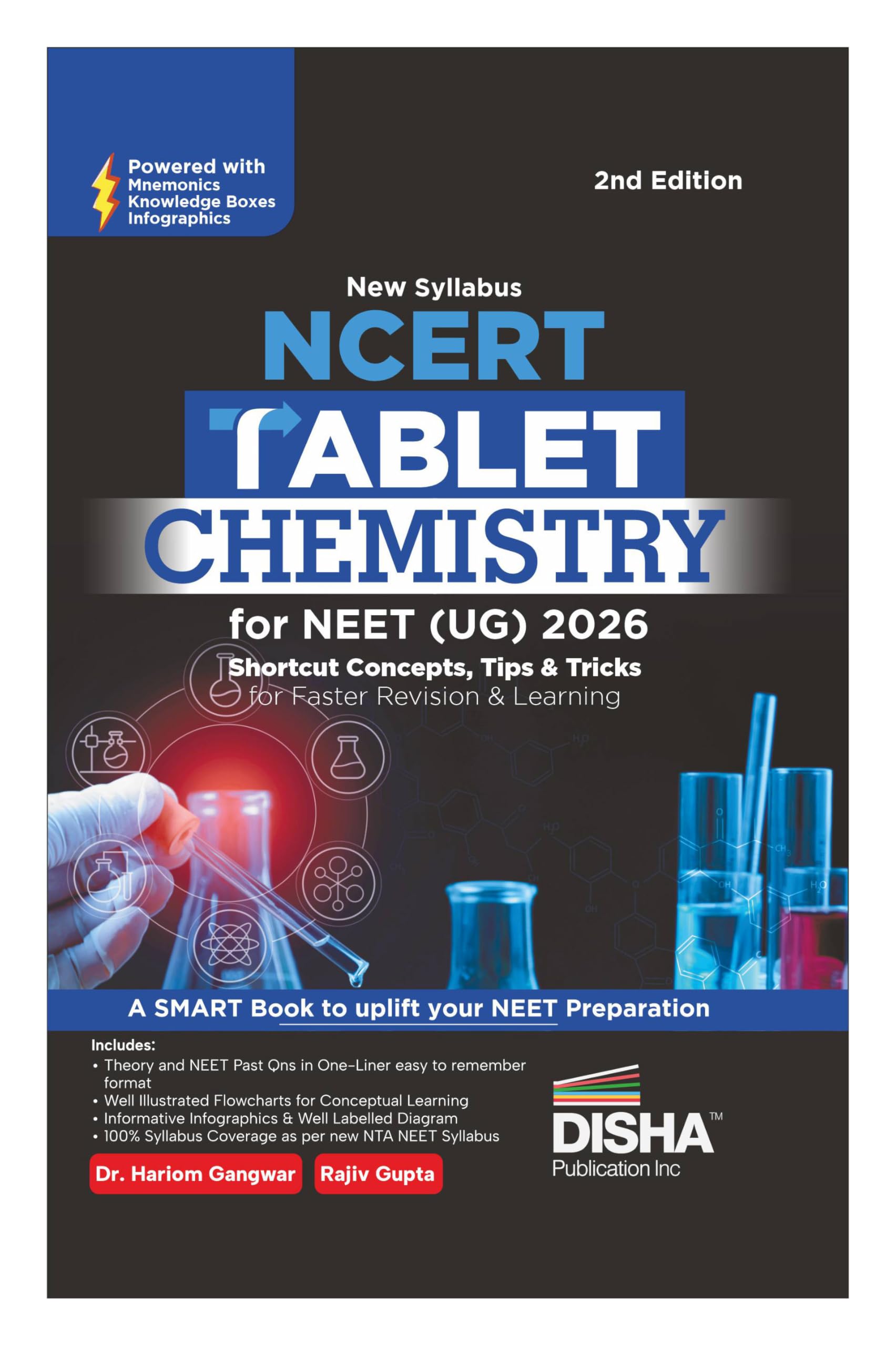 DishaS New Syllabus Ncert Tablet Chemistry For Neet (Ug) 2026  Shortcut Concepts, Tips & Tricks For Revision & Learning 2Nd E