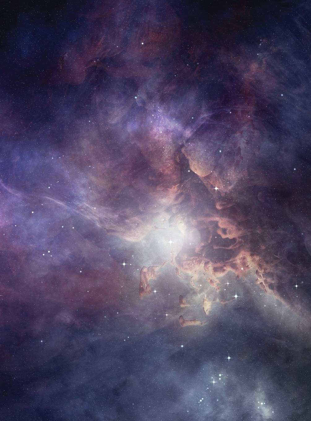 The Worlds Largest Sketchbook: Purple Celestial Space Draw, Doodle, or Sketch