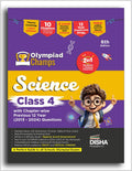 Old Edition  Disha Olympiad Champs Science Class 4 With ChapterWise Previous 12 Year (2013  2024) Questions 6Th Edition | Com