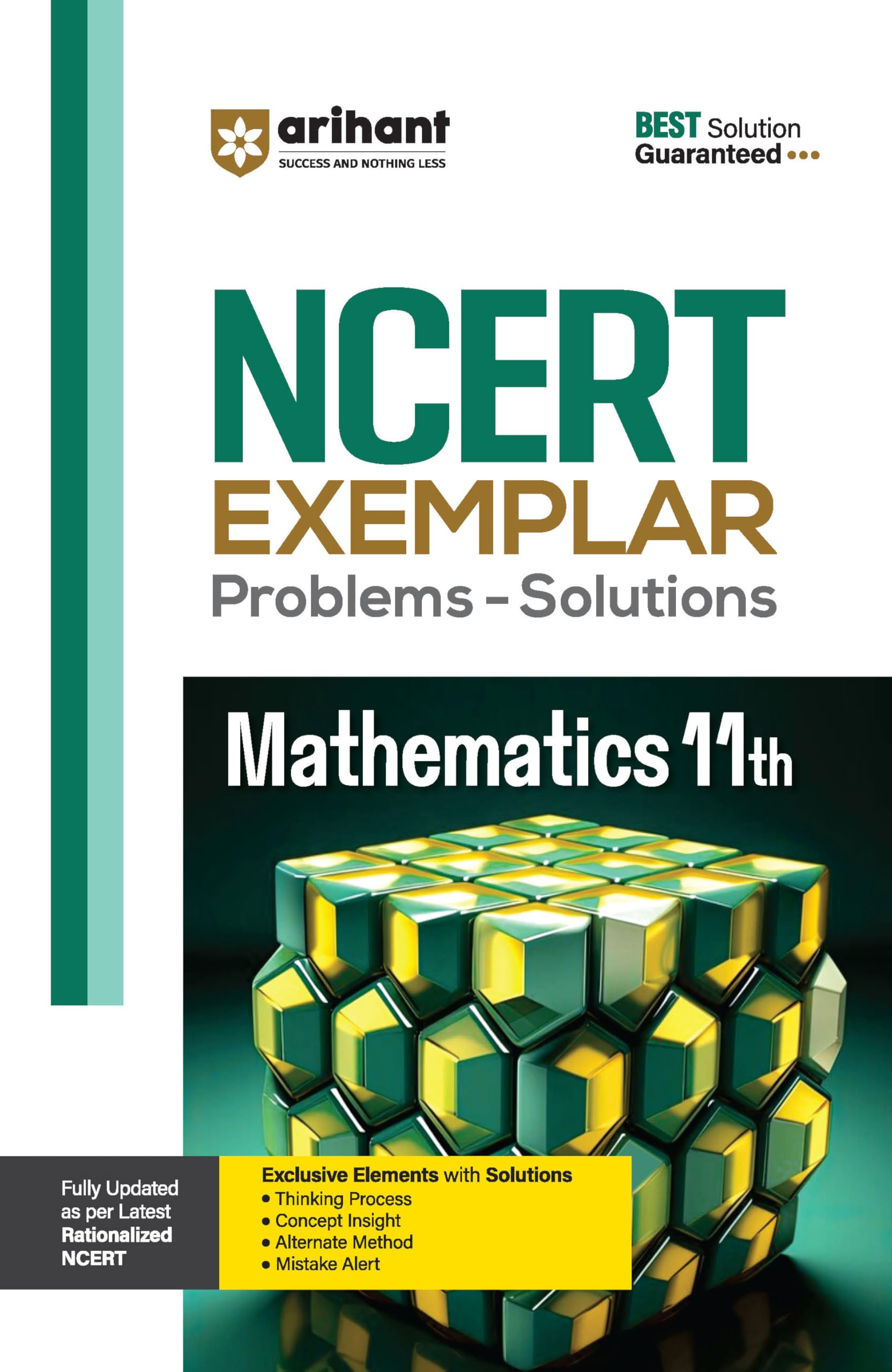 Arihant Ncert Exemplar Mathmatices 11Th Latest Rationalized Edition | Problems & Solutions With Exclusive Elements | Thinking Pr