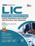 Disha Goto Guide To Lic Assistant Administrative Officers (Aao) Preliminary Exam 2025 With Previous Year Questions 3Rd Edition