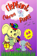 Elephant Coloring Pages : Jumbo Elephant Colouring Drawing Collection for Kids Children Toddler Boys and Girls