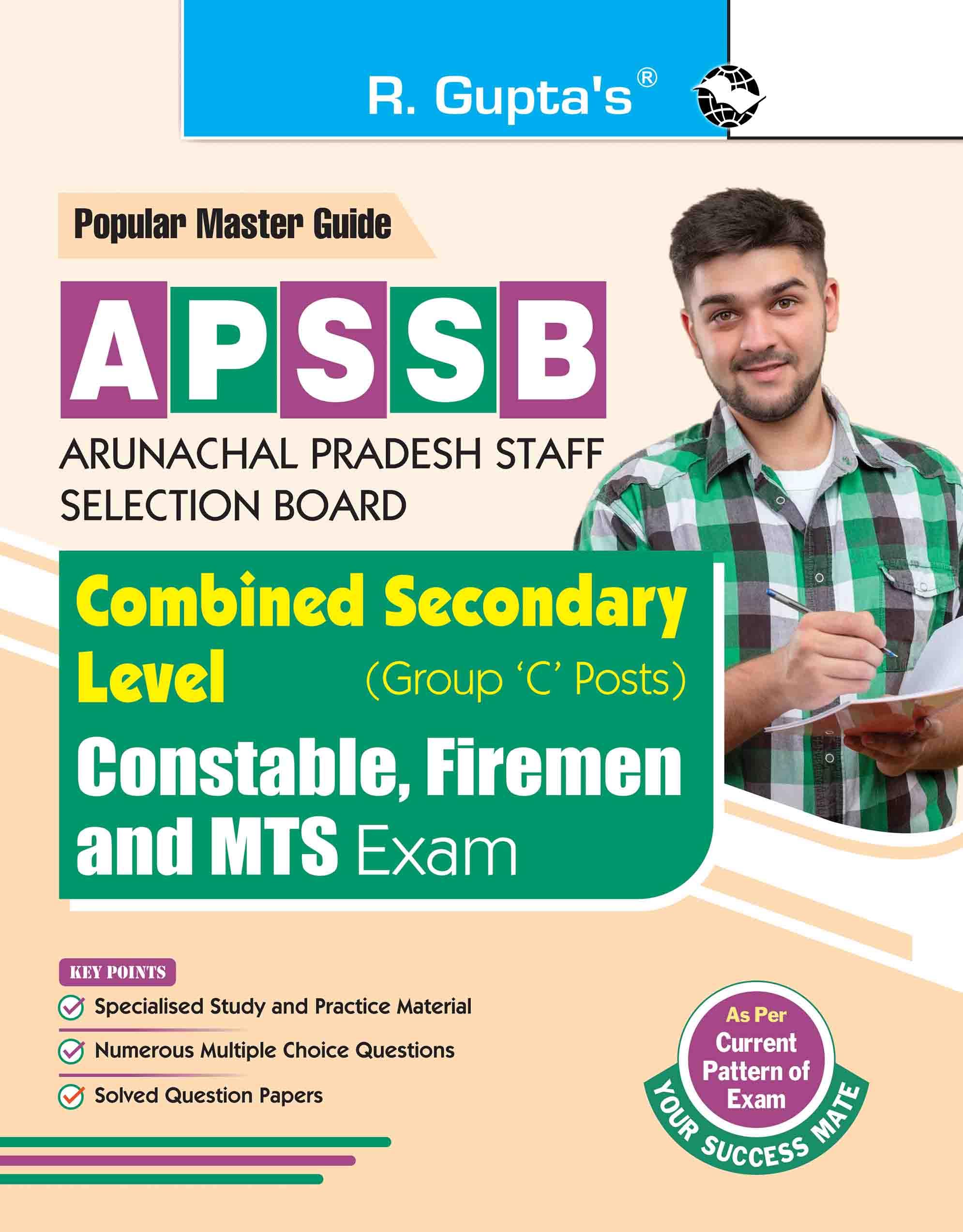 APSSB : Combined Secondary Level (Group C Posts : Constable, Firemen & MTS) Exam Guide