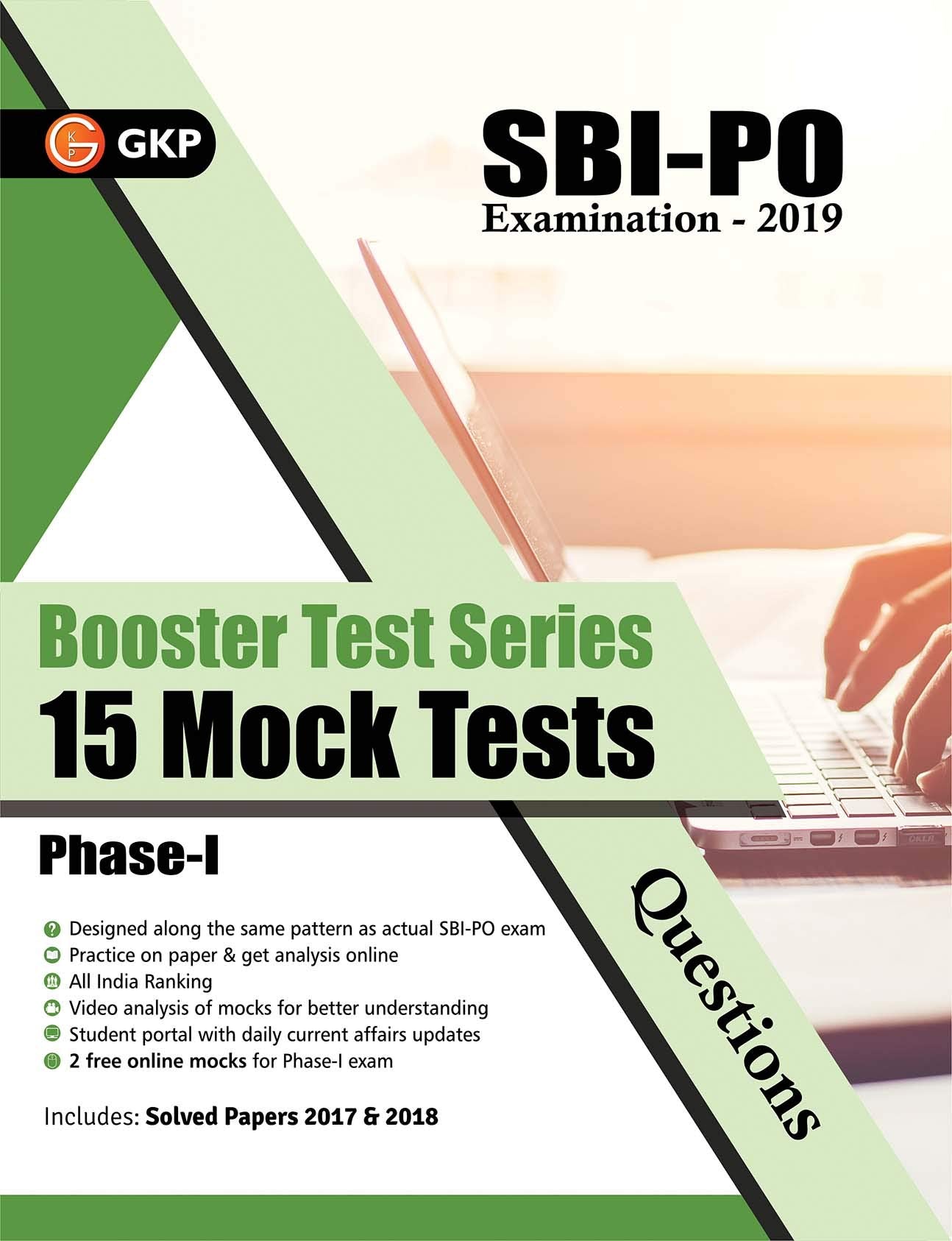 Sbi (State Bank Of India) 2019  Probationary Officers Phase I  Booster Test Series  15 Mock Tests (Questions & Solutions)