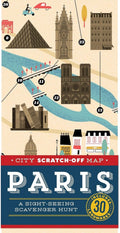 City Scratchoff Map: Paris: A SightSeeing Scavenger Hunt (City Scratch Off Maps)