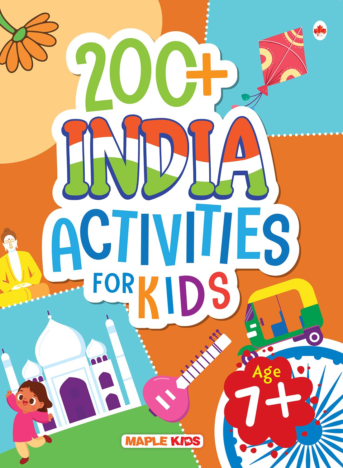 Activity Book for Kids  200+ India Activities  Discover India  General Knowledge Book for Children  Picture Book  Early Lea