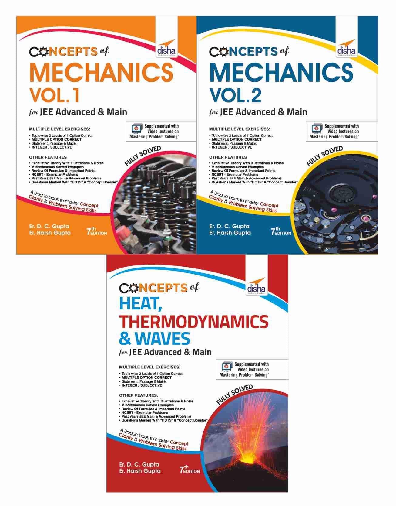 Concepts Of Class 11 Physics For Jee Advanced & Main  (Mechanics, Thermodynamics And Waves) 4Th Edition