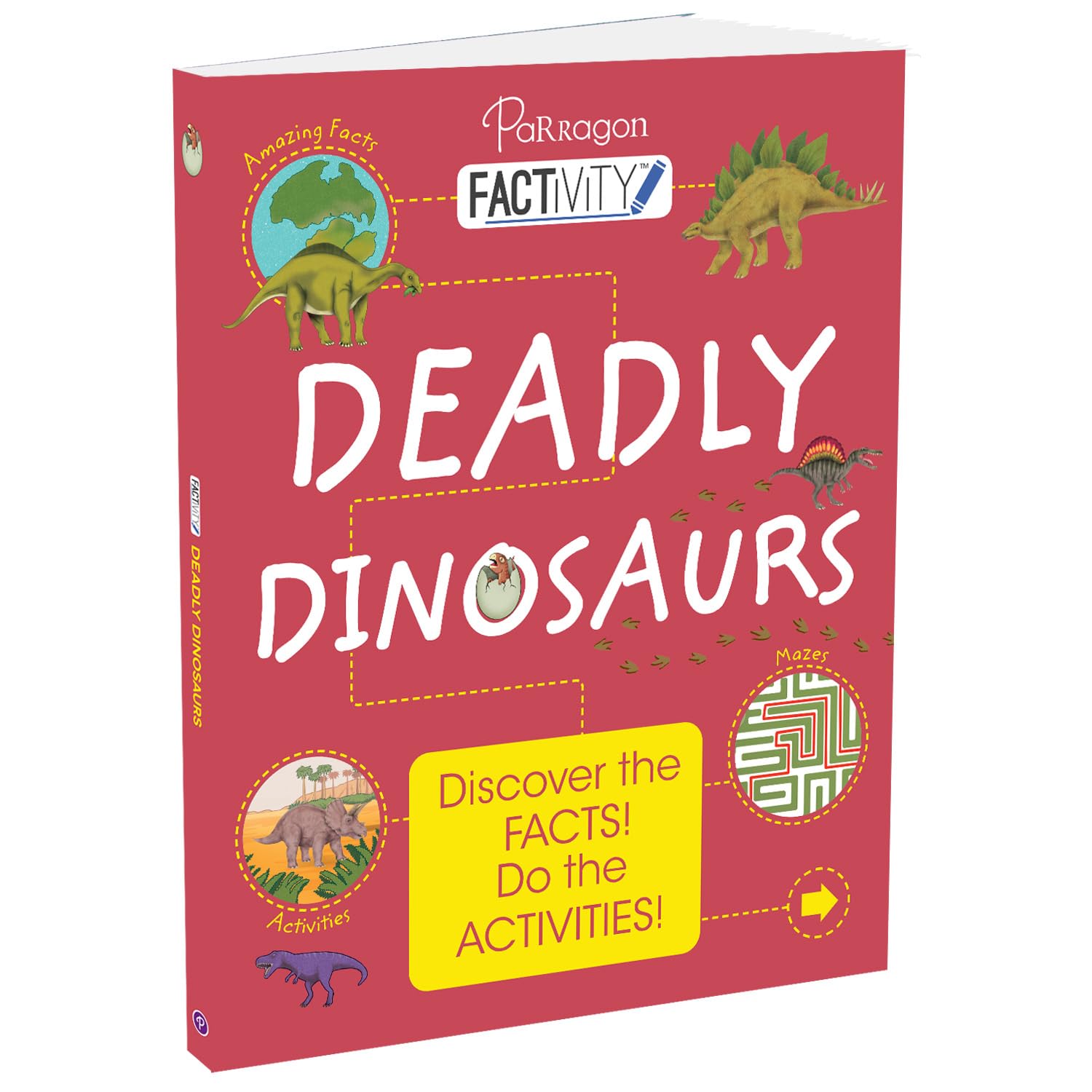 Factivity: Deadly Dinosaurs (Discover The Facts, Do The Activity) | Reference Book | Nonfiction & Activity For Ages 8+