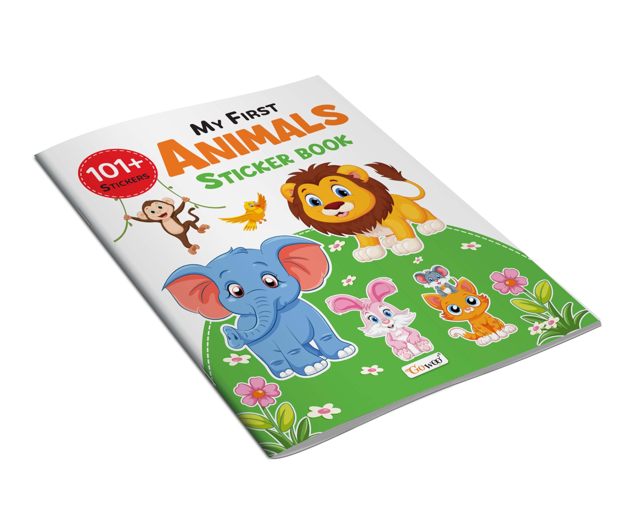 My First Animals Sticker Book : Colourful Animal sticker for preschoolers, zoo animals colouring stickers, jungle theme sticker