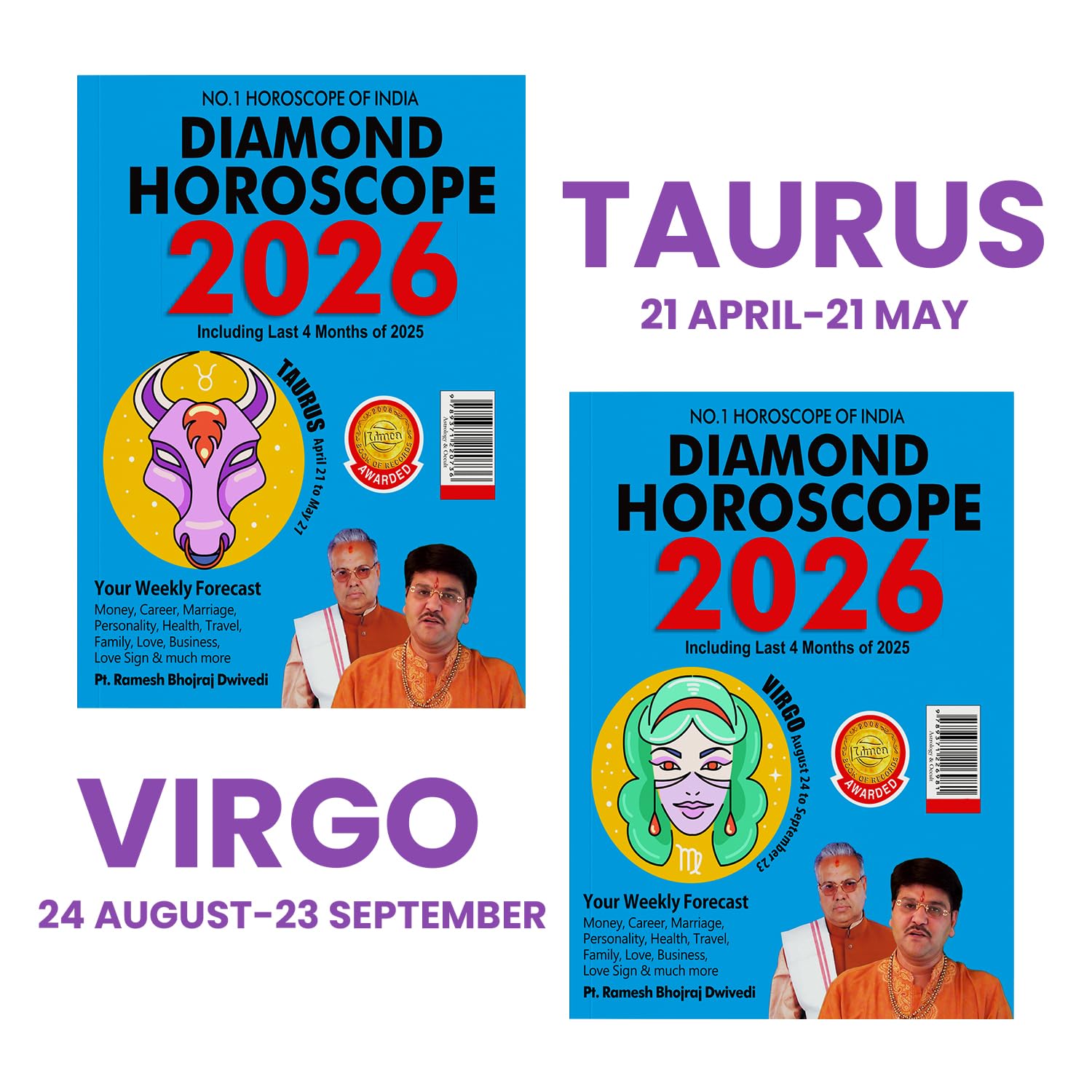 Horoscope 2026 : Complete Zodiac Guide for Taurus + Virgo