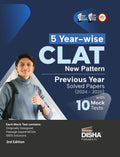 5 YearWise Clat New Pattern Previous Year Solved Papers (2024  2020) With 10 Mock Tests 3Rd Edition | 120 Passage Based Mcqs |