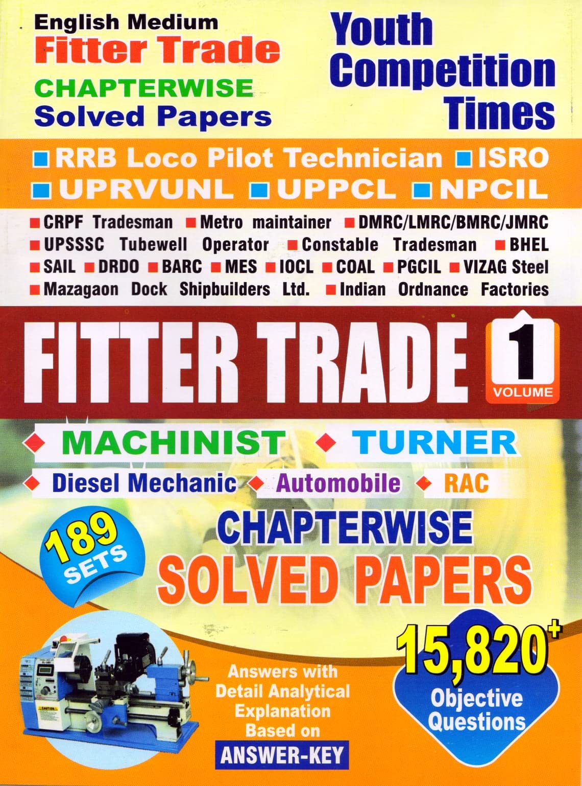 Youth Competition TIMES ITI FITTER CHAPTERWISE SOLVED PAPERS VOL 01 ENGLISH MEDIUM